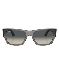 Ray Ban Rechteckige Sonnenbrille Carlos Grey