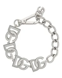 Dolce & Gabbana Armband mit DG-Logo Silver