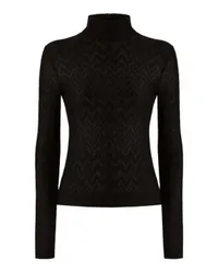 Missoni Rollkragen-Top Black