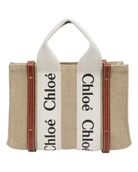 Chloé Woody mini-tragetasche Brown