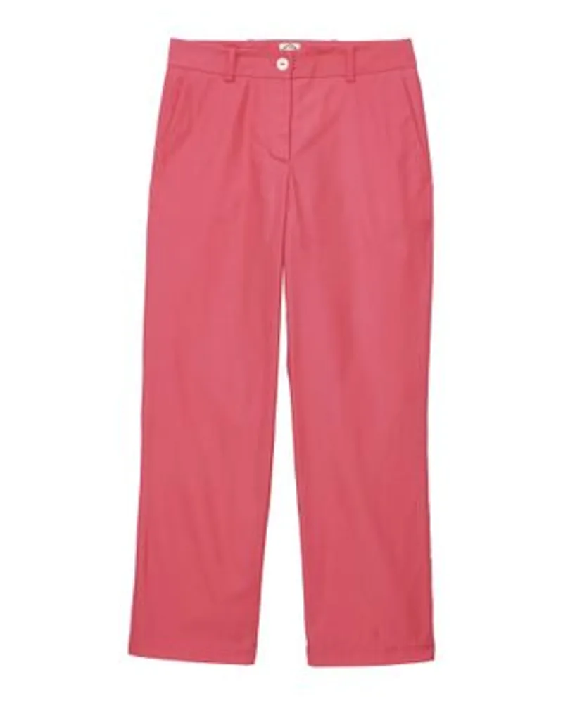 Inès de la Fressange Gerade geschnittene 7/8-Hose Francesca Pink