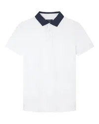 Hackett Poloshirt Selvedge Placket White