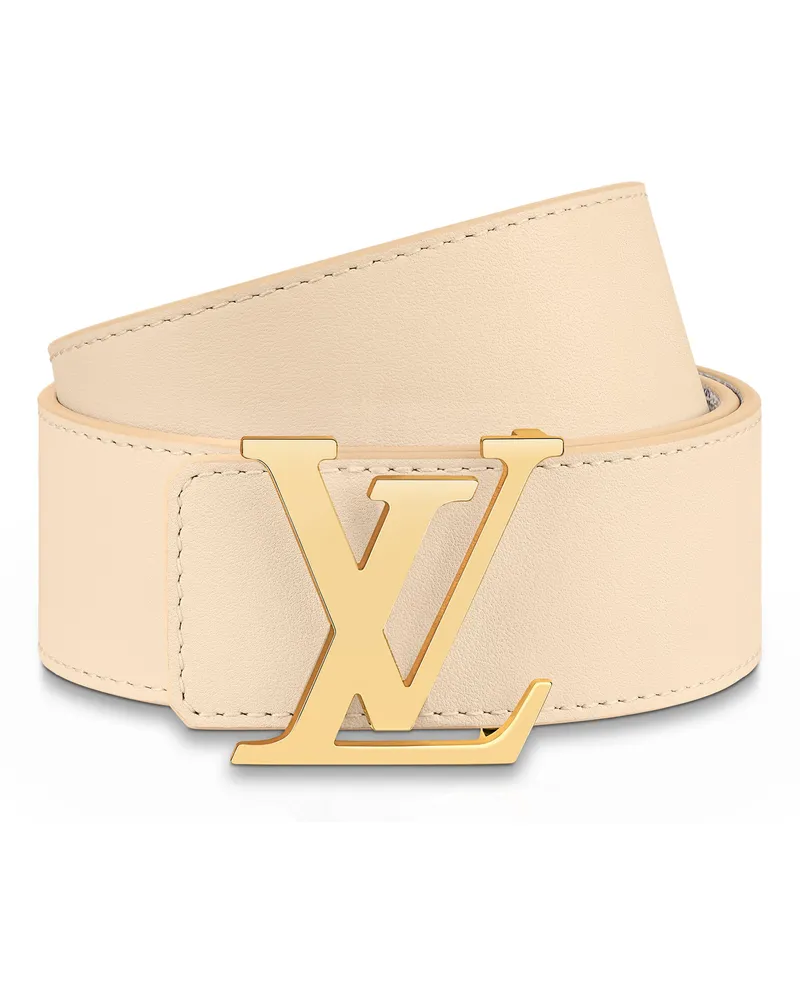 Louis Vuitton LV Initiales Wendegürtel 40 mm Beige