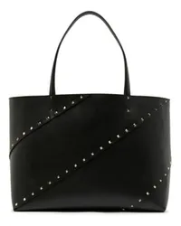 Valentino Garavani Große Cabas-Tasche Rockstud Wispy Black