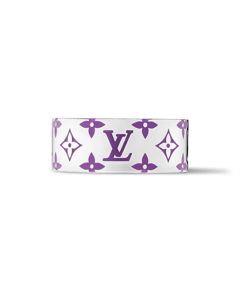Louis Vuitton LV Mosaic Ring Purple