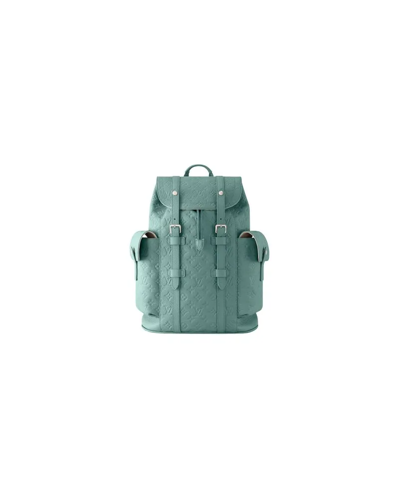 Louis Vuitton Gerader Mantel Blue