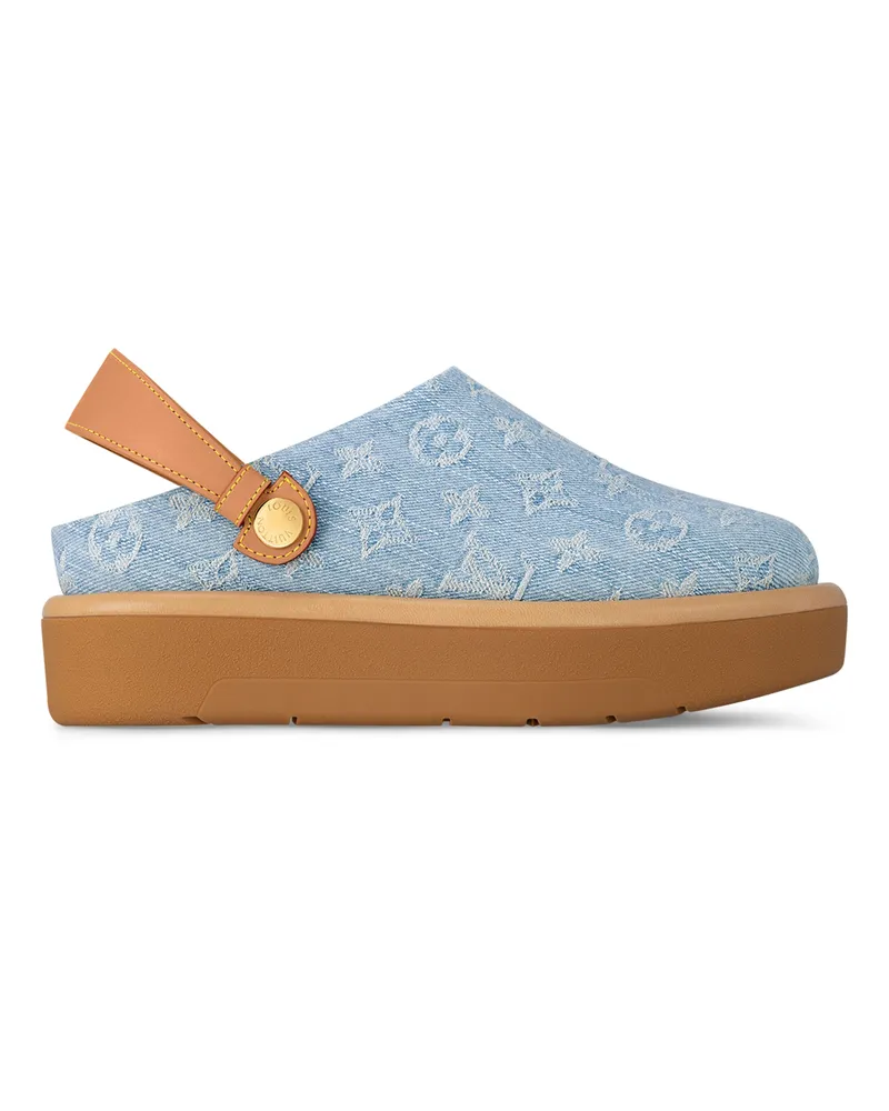 Louis Vuitton Aspen Clog mit Plateausohle 