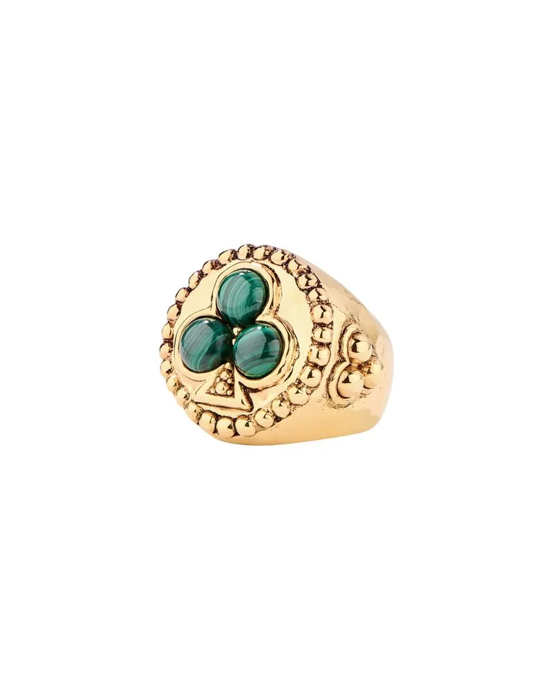 Aurélie Bidermann Ring Trifea Green