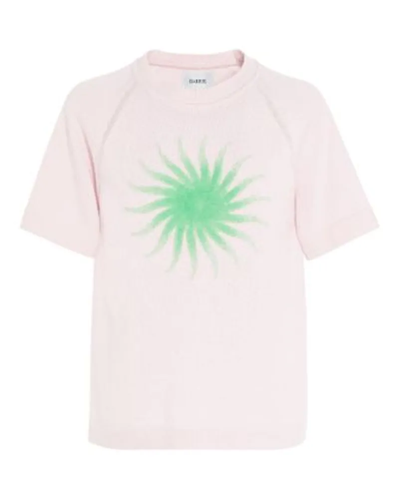 Barrie Kurzarm Top Pink