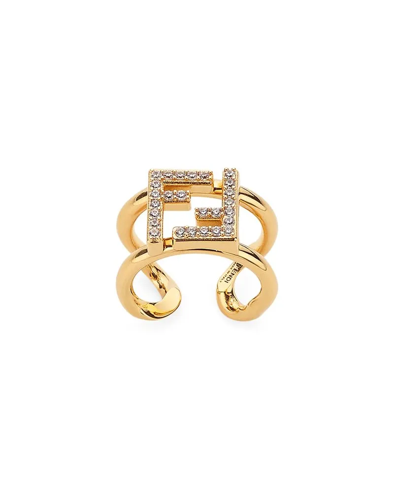 Fendi Ff Ring Gold