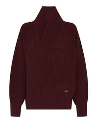 Victoria Beckham Pullover kragen Burgundy