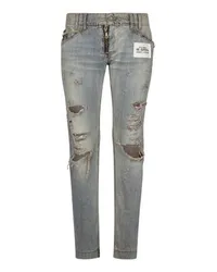 Dolce & Gabbana Washed-Jeans Multicolor