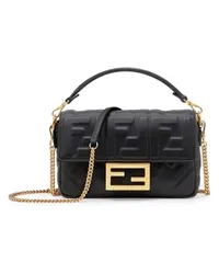 Fendi Baguette Mini Tasche Black