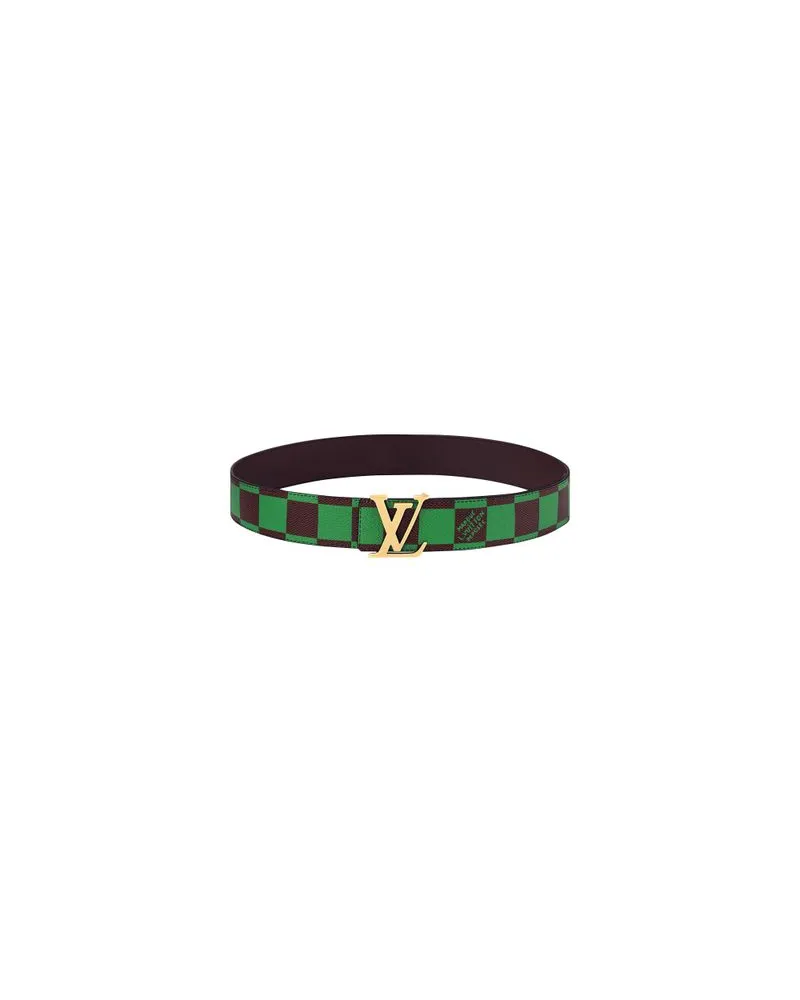 Louis Vuitton LV Initiales 40mm Reversible Belt Green