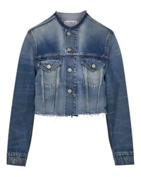 Maison Margiela Cropped-Jeansjacke Blue