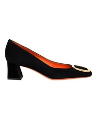 Santoni Halbhohe Pumps Black