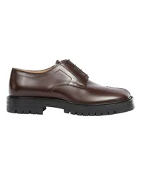 Maison Margiela Tabi Schnürschuhe Brown