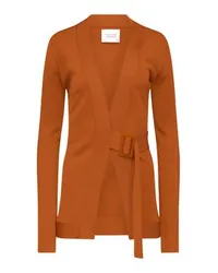 GALVAN Cardigan Garten Orange