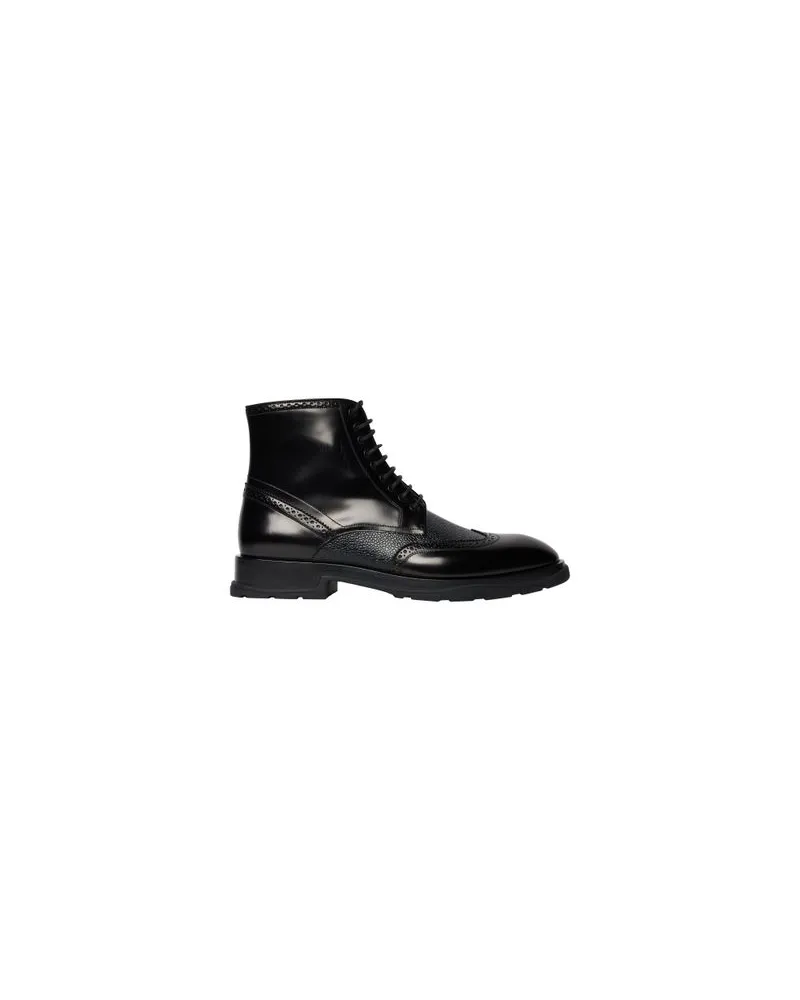 Alexander McQueen Stiefeletten Zipit Black