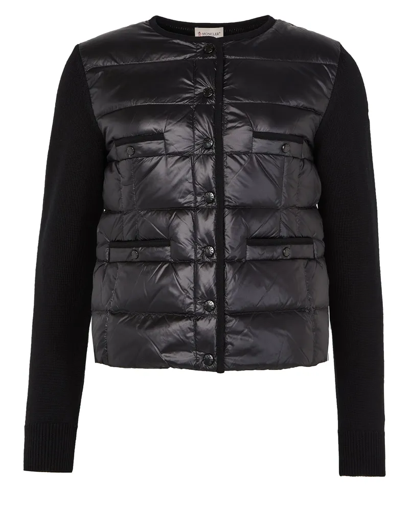 Moncler Jacke im Materialmix 