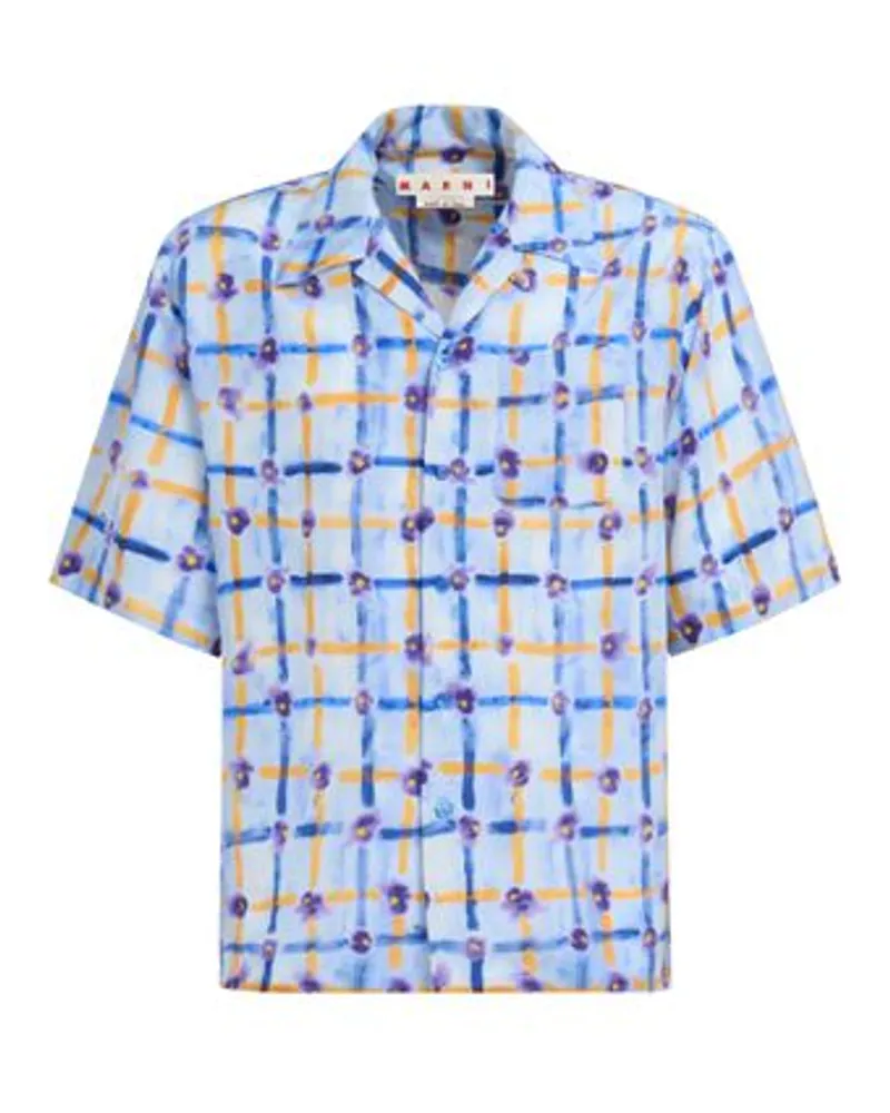 Marni Bowling-Shirt Blue