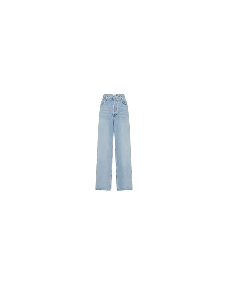 AGOLDE Low slung baggy jeans Blue