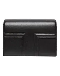 Totême Handtasche Mini T-Flap Black