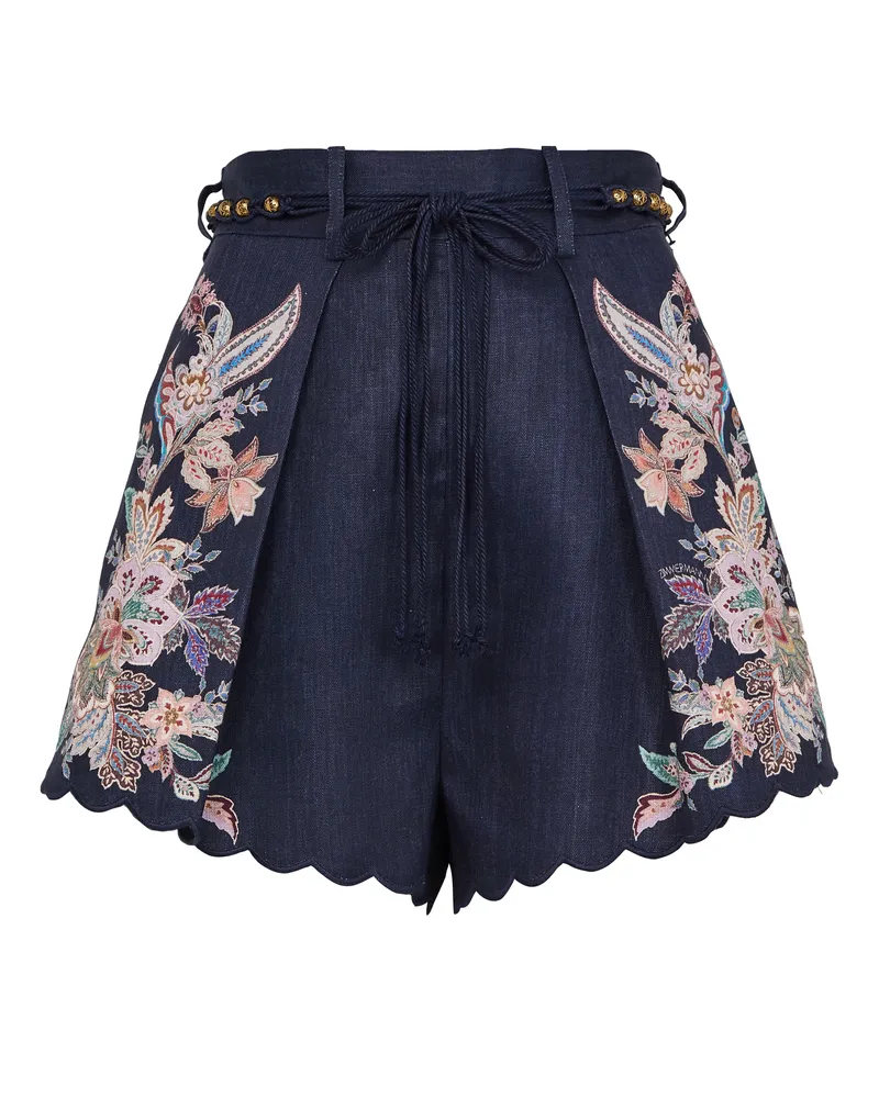 Zimmermann Tuck Shorts Rhiannon 