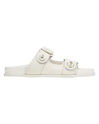 Jimmy Choo Sandalen Fayence Off-white