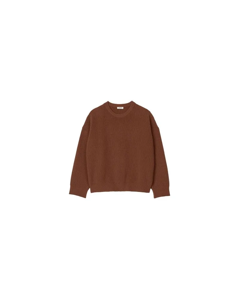 Sandro Rippstrickpullover Brown