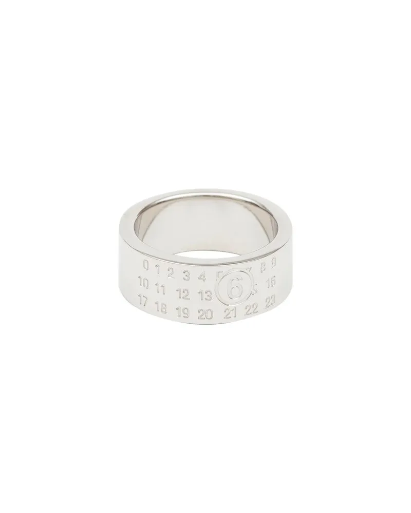 Maison Margiela Ring Numeric Minimal Signature Grey