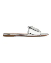 Gianvito Rossi Mules Lucrezia 05 Silver