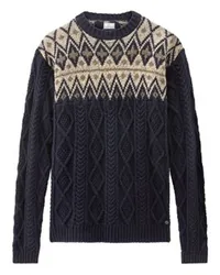 Woolrich Fair-Isle-Pullover Blue