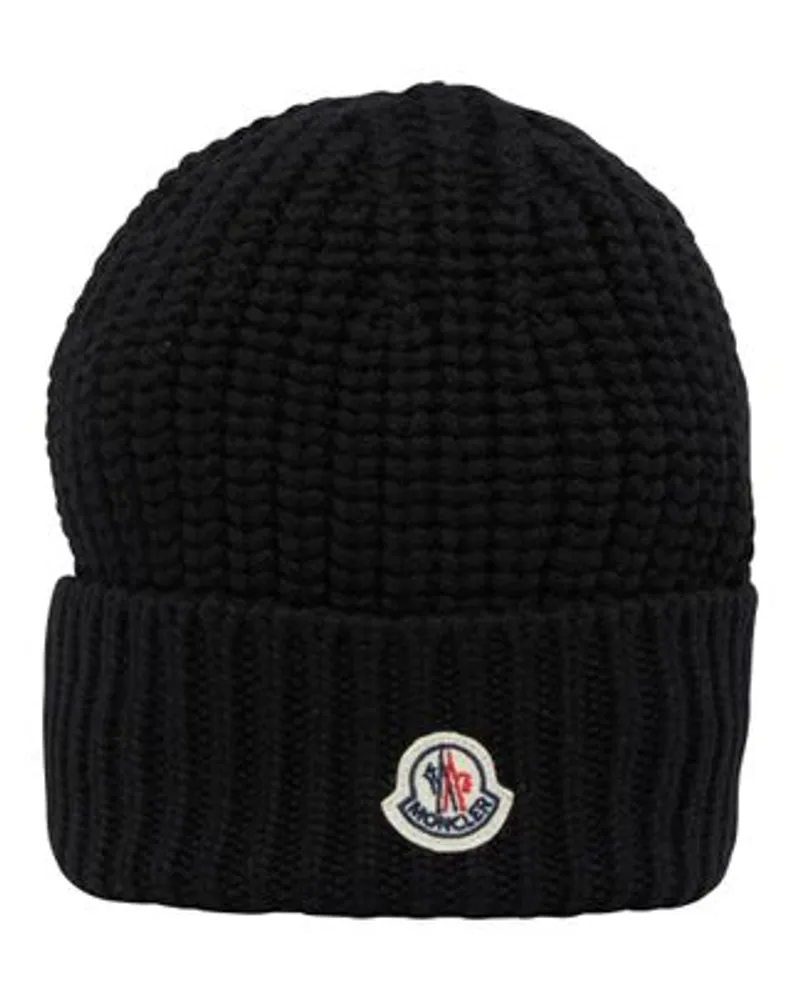 Moncler MüTze Mit Logo Black