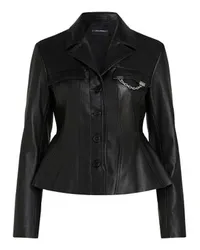 Karl Lagerfeld Karl Studio Lederjacke Black