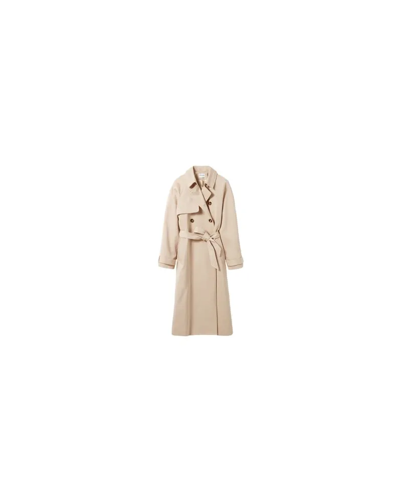 Claudie Pierlot Klassischer 7/8-Trenchcoat White