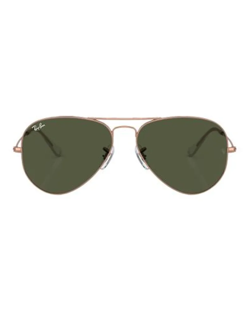 Ray Ban Pilotenbrille Aviator Chromance Gold