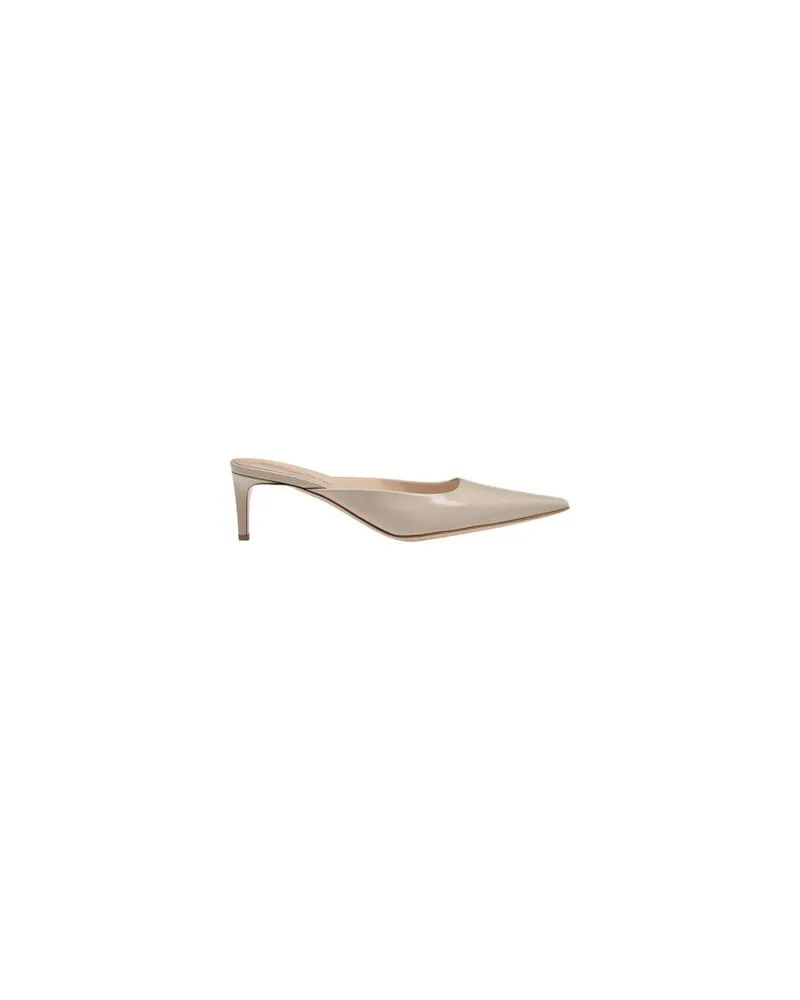 Gianvito Rossi Absatz-Mules Lindsay Beige