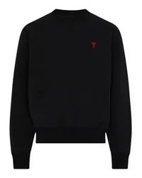 AMI Paris Rundhals-Sweatshirt Ami de Cœur Black