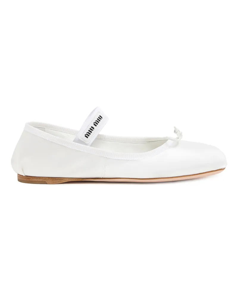 Miu Miu Satin-Ballerinas 