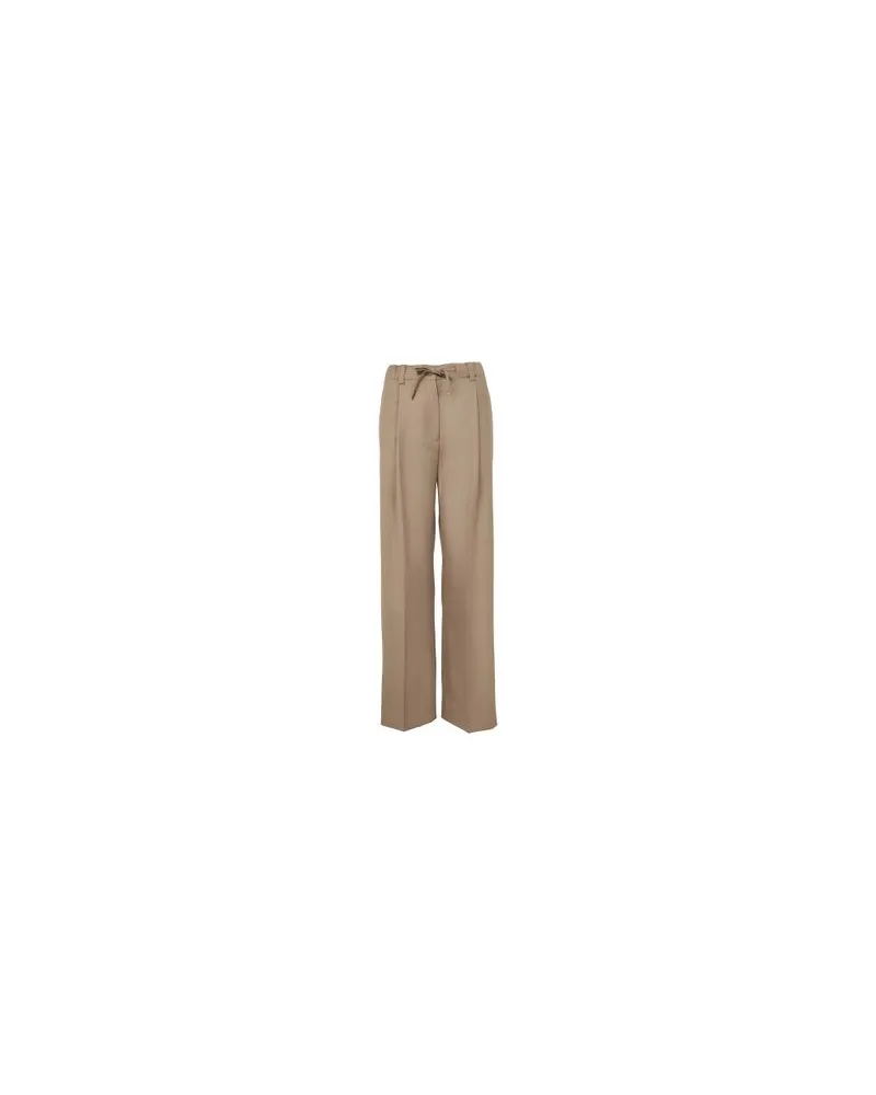 Moncler Wool trousers Beige