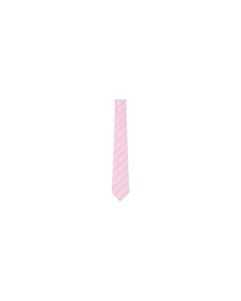 Louis Vuitton LV Minimal Bands Krawatte Pink