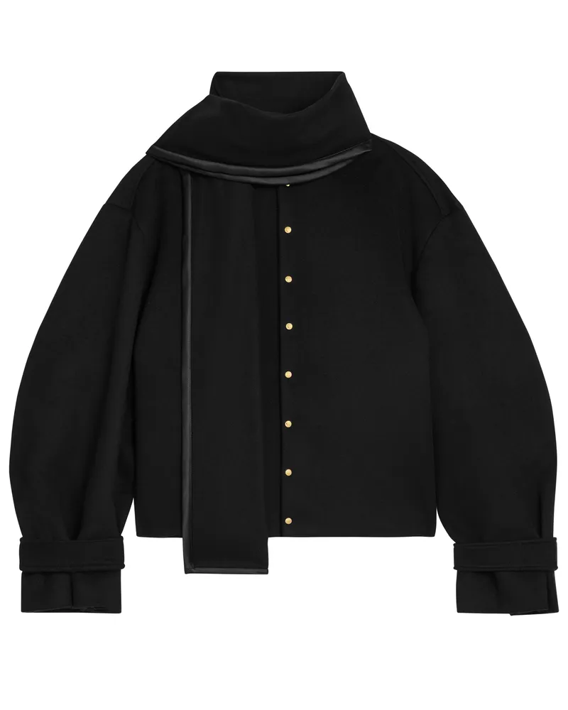 Celine Schaljacke aus wollstoff 