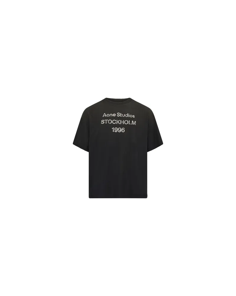 Acne Studios Kurzarm-T-Shirt Black