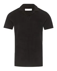 Orlebar Brown Poloshirt Terry Black