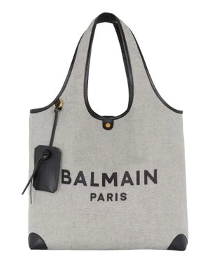 Balmain Grocery Bag B-Army Black