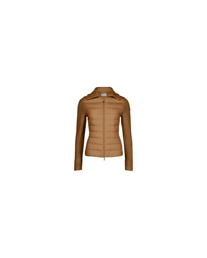 Moncler Cardigan mit Reißverschluss Beige