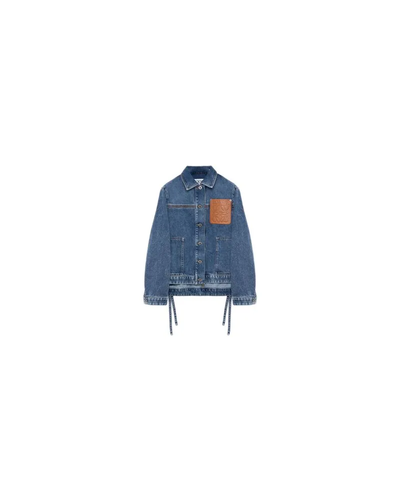 Loewe Workwear-Jacke aus Denim Blue