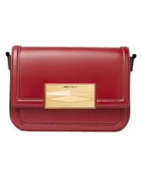 Jimmy Choo Raw-Tasche Diamond Red