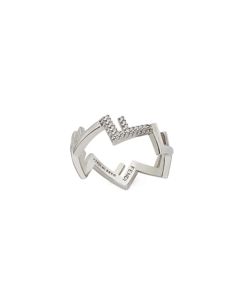 Fendi Ring Fendi Five Silver